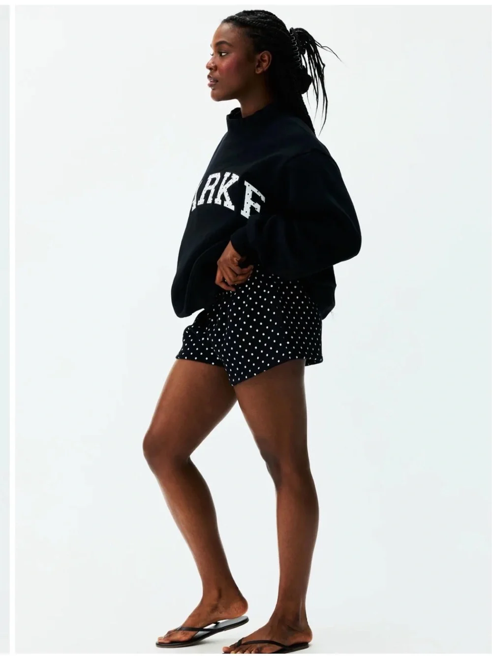 Parke Polka dot sweat shorts Size Small